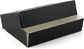Lineco 11x14 Black Museum Archival Storage Box, Drop Front Design, 11 1/2 x 15 x 3 in. Acid-Free with Metal Edge. Preserves Picture Longevity, Organize Photos or Documents, Crafts, DIY.