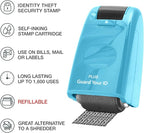 Guard Your ID Identity Protection Stamp Roller, Turquoise