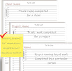 TO DO List Planner Notepad, 60 Page Planning Pad. Undated ToDo Checklist w/Priority & Note Sections. Organize & Track Projects, Clients or Daily Tasks. 8.5 X 11, A4 Tear Sheets.