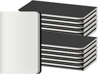 XYark Blank Pocket Notebooks, 20 Pack Small Notebook Bulk, 3.5x5.5 inch, A6 Size Thick 80GSM Unlined Paper, Black Cover Mini Journal for Men, Women, Journaling & Business Notes