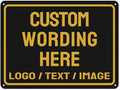 Custom Sign Bulk Personalized Metal Signs For Outdoor Indoor Business Home Store Office Yard Street Lawn Make Your Own Customized Signs With Your Logo Text Photo, 12x17inch
