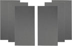 ATS Acoustics Home Office Residential Acoustic Treatment Room Kit Sound Absorbing Acoustic Panel 6 Pack for 50-100 Sq Ft (Warm Grey)