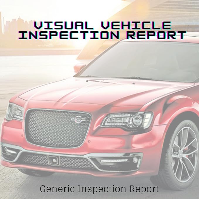 Visual Vehicle Inspection Report – 2-Part Carbonless Vehicle Checklist, Snap-Out Auto Service Forms, Fleet Maintenance Logs, Car Checkup Sheets - White & Canary 8.5"×11" - Pack of 750