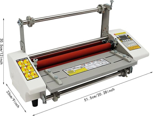 20.28" Laminator Machine,Hot&Cold Roller Laminating Machine,Single/Dual Sided Laminating Machines with Digital Display and Adjustable Roller Gap for Office Studio Documents Photos Cards