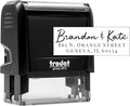Self Inking Modern Address Stamps | Custom Return Address Stamper (Brandon, Xtra Wide)