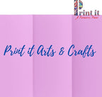 Printit Colors Multipurpose Paper, 20 lbs., 8.5" x 11", Orchid, 500 Sheets/Ream – Premium Colored Copy Paper for Printing, School, and Office Use