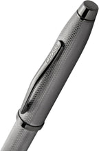 Cross Century II Polished Slate Gray Engraved Diamond Pattern with Slate Gray PVD Appointments Selectip Rollerball Pen