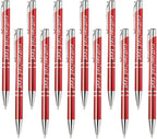 Yucold Customized ballpoint pens in bulk, personalized ballpoint pens with free engraving, for use in companies, enterprises, graduation anniversaries (Red,39)