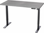 VIVO Electric 55 x 28 in Standing Desk, Memory Height Adjustment, 1B Series, Holds 220 lbs, One-Piece Dark Gray Top, Black Frame, DESK-KIT-1B55G