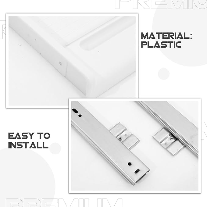 jojofuny 1 Set of Keyboard Tray Under Desk, Keyboard Sliding Tray Under Desk, Keyboard Drawer Slide Tray, Keyboard Shelf, for Home and Office