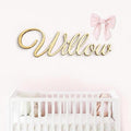 Personalized Wooden Name Sign for Nursery Wall Decor - Custom Wood Letters Name Plate for Kids Room - Customizable Wall Sign for Baby, Family Name, Wedding in Multiple Colors & Fonts (6-84inch)