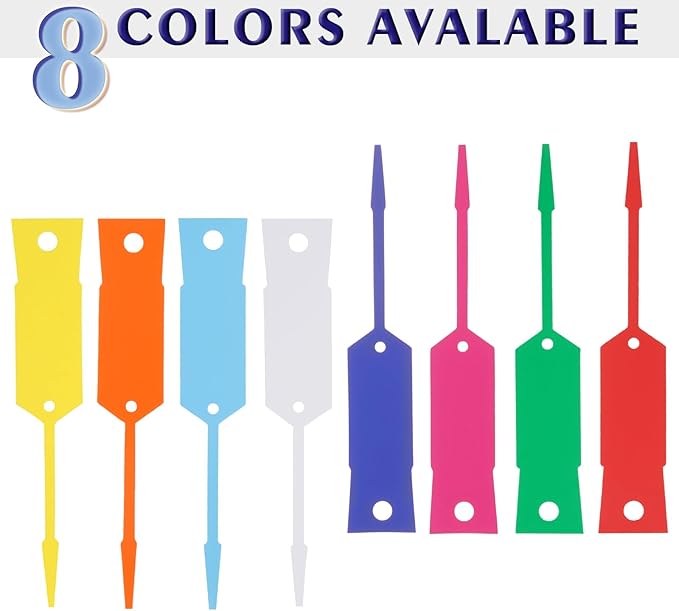 Self Locking Arrow Key Tags 1,000 Per Pack Size 4 1/2" x 3/4", Plastic Car Key Labels Arrow ID Tag, Self Lock Key Identifiers Car Dealer Supplies, Office Automotive Shop (Rosy)