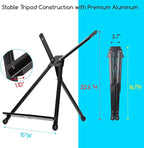 MEEDEN Tabletop Easels, Metal Easel Stand for Painting & Display, Aluminum Desktop Art Painting Easel, Foldable Portable Paint Easel Tripod Stand for Canvas, Paintings, Photos, Books, Signs