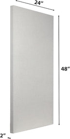ATS Acoustics Home Office Residential Acoustic Treatment Room Kit Sound Absorbing Acoustic Panel 6 Pack for 50-100 Sq Ft (Oyster)
