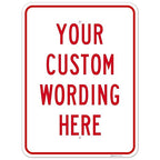 Custom Sign, Personalized Metal Signs, Customize for Office, Business, Workplace, Office, Home, Airbnb, Delivery Signs, 18x24 Inches, Rust Free .063 Aluminum, Made in USA