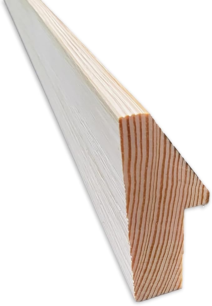 Amanti Art Natural Cork Board for Wall, 27x47 Vision Board with White Frame, Oversize Corkboard Office Decor for Home Organization, Modern Corkboard Pinboard to Display Items for Home Organization in