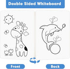 Dry Erase Lapboards, HERKKA 15 Pack Double Sided Small Dry Erase Whiteboards 9 x 12.5 Inch with 15 Erasers, Small Dry Erase Boards for Classroom Teacher Supplies, Personal White Boards for Students