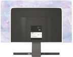 Baocicco Violet Marble Waterproof 55 Inch TV Dust Cover Anti-Static Dustproof Abstract Creative Desigen Television Accessories TV LCD Screen Texture TV Decoration for LED LCD OLED TVs