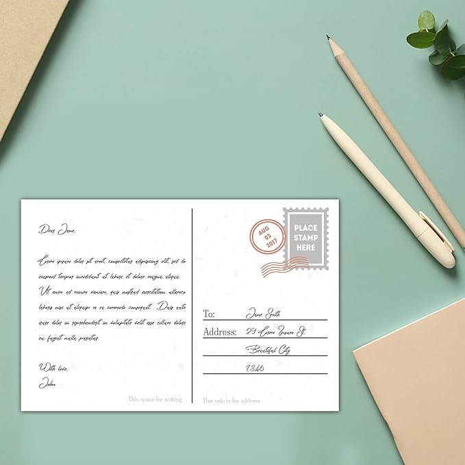 100 Pack White Blank Index Cards 4x6 Thick Paper, Goefun 80lb Heavyweight CardStock Unlined Notecards for Post Cards, Photo Paper, Recipe Cards