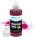 MaxMark Premium Refill Ink with Control Tip Bottle for Self-Inking Stamps, Magenta Purple Color - 2 oz.