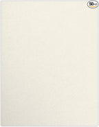 LUXPaper 8.5" x 11" Paper | Letter Size | Quartz Metallic | 80lb. Text | 50 Qty