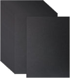 LIVHOLIC 100 Sheets Black Colored Card Stock Paper 92LB 250GSM A4 Thick Construction Paper Smooth Cardstock for DIY Crafts Scrapbooking