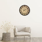 Presentime & Co 10" Farmhouse Series Wall Clock, Cottage Style, Vintage Design, Oil Rubbed Bronze