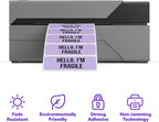 Rollo Direct Thermal 2x1 Sticker Labels - Roll of 1,000 Yellow Thermal Labels - Multi-Purpose Thermal Printer Stickers