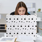 Crtiin 24 Pcs Privacy Folders for Students Desk Dividers Standard School Privacy Cardboard Board Testing Dividers Shield for Classroom Teacher Supplies Keep Eyes from roving(Classic)
