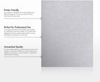 LUXPaper 8.5" x 11" Cardstock | Letter Size | Silver Metallic | 105lb. Cover (192lb. Text) | 50 Qty