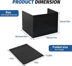 ZYINOZOC 24 Pack Desk Dividers for Students,3-Fold Privacy Screens,Testing Dividers for Classroom Waterproof,Plastic Easy Clean Privacy Shields for Student Includes Extra Labels