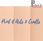 Printit Colors Multipurpose Paper, 20 lbs., 8.5" x 11", Peach, 500 Sheets/Ream – Premium Colored Copy Paper for Printing, School, and Office Use