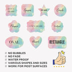 Custom Personalized Labels - Any Design Image Logo Text, Business Logo, Thank You Stickers, 100 Labels (Star, 3"x3")