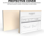 Custom 8.5" x 7" Carbonless NCR Books in 3-Part Triplicate Invoices, Receipts, Work Orders, Sales Orders, Purchase Orders, Estimates, Quote Forms with Your Company/Business Name (66 Sets)