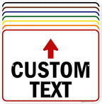 Custom Arrow,Custom Directional Sign, Up Arrow,18x24 Inches, Rust Free .063 Aluminum, Fade Resistant, Made in USA by My Sign Center