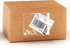 9527 Product 4.5" x 5.5" Clear Adhesive Top Loading Packing List/Shipping Label Envelopes (100 Pack)