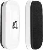 Maxtek Magnetic Dry Erase Eraser, 2 Pack, for Glass Board, Calendar, Whiteboard, Office and School Supplies (Pure White)