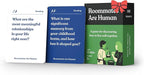 Roommates are Human | 140 Conversation Cards to Help You Get to Know Your Roommates | A Card Game for Discovering How to Live Well Together | Relationship Card Game for 2+ Players