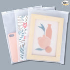 Svaldo Swimsuit Bags Storage, Frosted Zipper Bags for Clothes, Bikini, Bathing Suit Storage, T Shirt Packaging, 8x10 inch, Pack of 200, 3 Mil with Vent Holes
