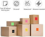 PATIKIL 2 x 3 Inch Rectangle Inventory Color Coding Labels 2 Roll, Square Self-Adhesive Inventory Label Stickers for Office Home Organization Name Tags, 250 Per Roll, Blue