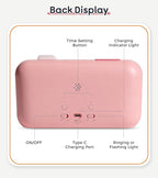 3-in-1 Visual ADHD Timer for Kids & Adults with Planning Board, Task Timer, Chore Chart & Visual Schedule Planner, Autism & ADHD Tools with Checklist for Homeschool Supplies, Home, School (Pink)