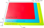 8 Pieces Flexible Cutting Board mats, Plastic Cutting Boards for Kitchen Cooking, Cutting board sheets for Meat and Vegetables, Dishwasher Safe