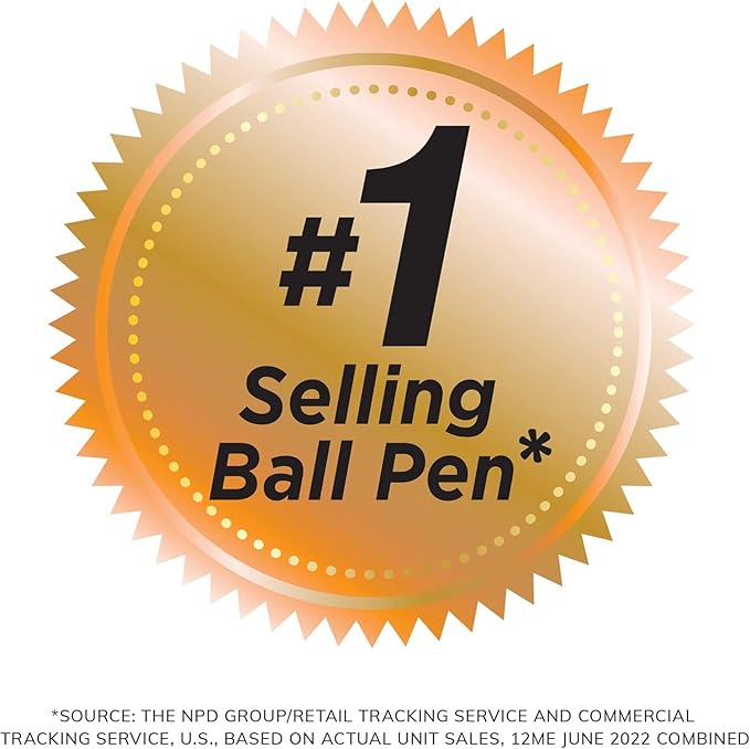 BIC Round Stic Xtra Life Ballpoint Pens Bulk - Pack of 300 Blue Ink Pens - Medium point 1.0 mm (Blue)