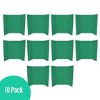 Flipside Products 36” x 48” Foam Project Boards for Presentations, Science Fair, School Projects, Event Displays and Trifold Picture Board - Green - 10 Pack