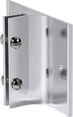 SINKAA Aluminum Corridor Sign Holder, 10 Pack Direct Sign Mount Bracket, Design for Restroom, Conference Room Classic Silver Signs - 2" Length, 1/8" Substrate - Easy to Install