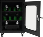 Rechargeable Mobile Phone Charging Cabinet,30 Slots Cell Phones Charging Station Portable Cellphone Charging Cart with Combination Lock, for Students and Employees, Tourists (30Slots)