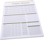 Mipcase Fitness Agenda Notebook Portable Workout Log for Daily Training and Goal Tracking Fitness Journal for Exercise Planning and Self-discipline