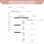 Comkiso Address Book with Individual Alphabetical Tabs Laminated, Large Print Address Book with 468 Wide Lining Entry Spaces, Change of Address Labels, Hardcover Address Book 5.7 x 8.5" - Rose Gold