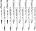 Yucold Customized ballpoint pens in bulk, personalized ballpoint pens with free engraving, for use in companies, enterprises, graduation anniversaries (Off White,130)