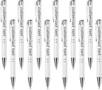 Yucold Customized ballpoint pens in bulk, personalized ballpoint pens with free engraving, for use in companies, enterprises, graduation anniversaries (Off White,130)